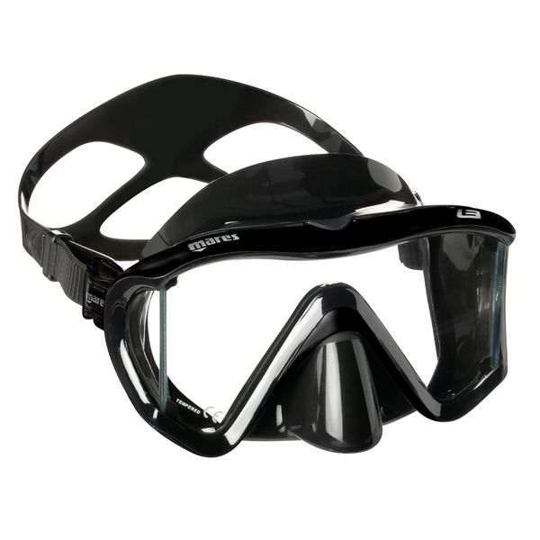 Mares i3 Tauchermaske Einglas (schwarz)