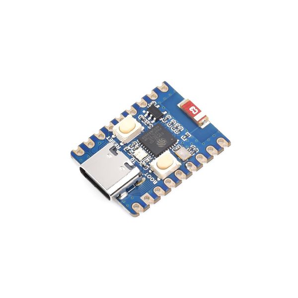 Waveshare ESP32-C3 Mini Development Board Based On ESP32-C3FN4 Single-Core Processor,with Wi-Fi and Bluetooth 5 Support,160MHz Running Frequency, Support C/C++, MicroPython