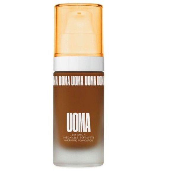 Uoma Beauty Say What? Foundation Brown Sugar T3C NIB Skincare Foundation