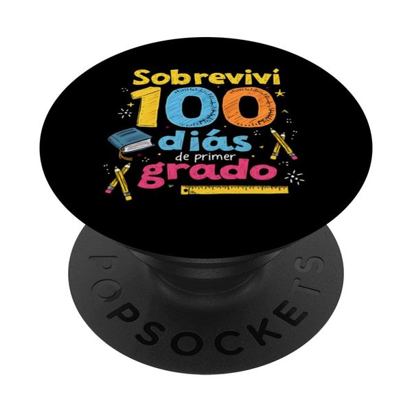 Sobreviví 100 días de primer grado PopSockets Adhesive PopGrip