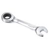 WorkBless 10mm Stubby Ratcheting Combination Wrench Metric 72 Teeth Box Ended Tools