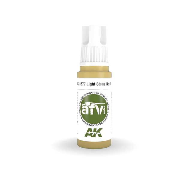 AK Acrylics 3Gen AFV AK11377 Light Stone No.61 (17ml)