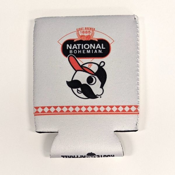 Bohing, Bohing, Gone! National Bohemian Baseball (White) / Can Cooler - White / 1