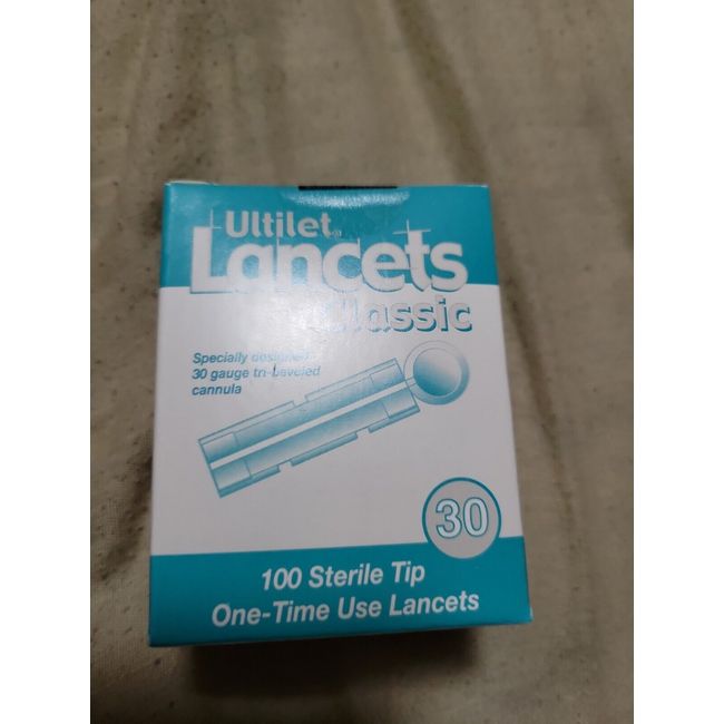 Ultilet Sterile 30G Lancets Classic 100 pc