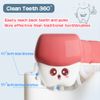 YOTEE U-Shaped Toothbrush Kids 2 PCS - Toddler with Food Grade Soft Silicone Brush Head, Manual Whole Mouth for Age 2-6, 360° Oral Teeth Cleaning Design