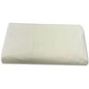 Oversized (120x112) Cotton Percale Flat Sheet Only for California King Beds, Solid Ivory
