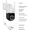ZOSI 5MP WiFi IP Intercom Outdoor Security Camera AI human detect Night Vision