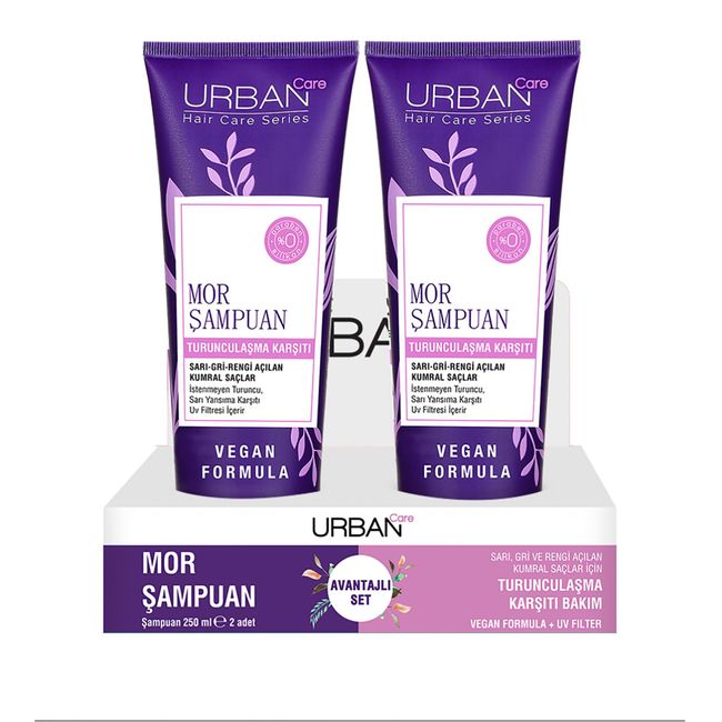 Urban Care Mor Şampuan, 2'li Bundle, 250Mlx2