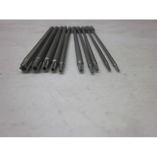 10pc MAGNETIC 6" SECURITY TAMPER PROOF STAR TORX TORK SCREWDRIVER SCREW BITS TIP