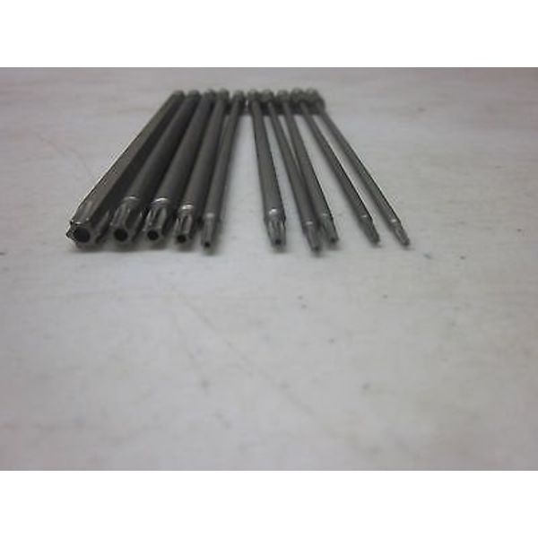 10pc MAGNETIC 6" SECURITY TAMPER PROOF STAR TORX TORK SCREWDRIVER SCREW BITS TIP