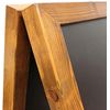 ValueChalk ABoard - Wooden Frame Chalkaboard, Hardboard BackPanel (Small, Hardware Only)