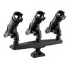 Scotty #256 Triple Rod Holder, Black