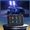 MICTUNING 6 Gang RGB Switch Panel ON/OFF Circuit Control Relay System Box Marine