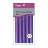 Annie 01205 Soft Twist Rollers, Purple, 5 Count