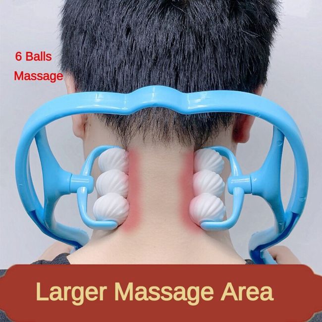 Neck Massager for Neck Shoulder Trigger Point Plastic Pressure