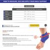 OTC Ankle Support, Slip-on Style, Neoprene, Large