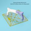 GLOGLOW Quilting Ruler Grip Handle, Cute Design Strong Suction Cup Templates Patchwork Ruler Gripper for Sewing Tool Patchwork