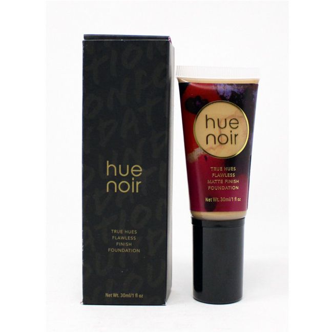 Hue Noir True Hues Flawless Foundation CAPPUCCINO 078 1 fl oz B-4 2-pack