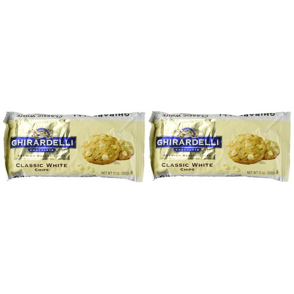 Ghirardelli Classic White Chocolate Chip, 11 oz, 2 pk