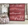 Fall Decor / Summer Collapsed Into Fall Sign / Fall Quote Sign / Fall Wall Decor