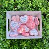 Heart-Shaped Pink Bath Bomb 3-Pack | Valentine’s Day Gift