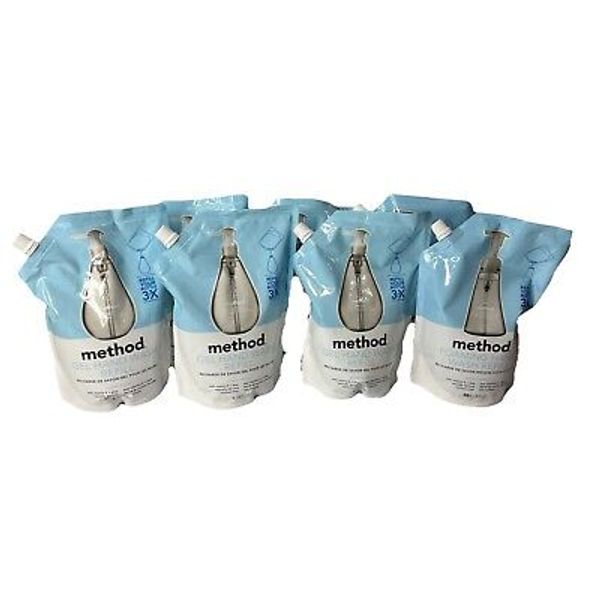 Method GEL Hand Wash Refill Sweet Water Lot Of 5, 2 Foaming Soap Refills