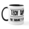 CafePress Tech Support Mug 11 oz (325 ml) Ceramic Coffee Mug