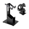 ANDCHI Controller Stand, Dual Layer Headphone Stand, Storage Rack, Game Controller Stand, Tabletop, Anti-Slip, Compatible with PS5 PS4 Switch (Black)