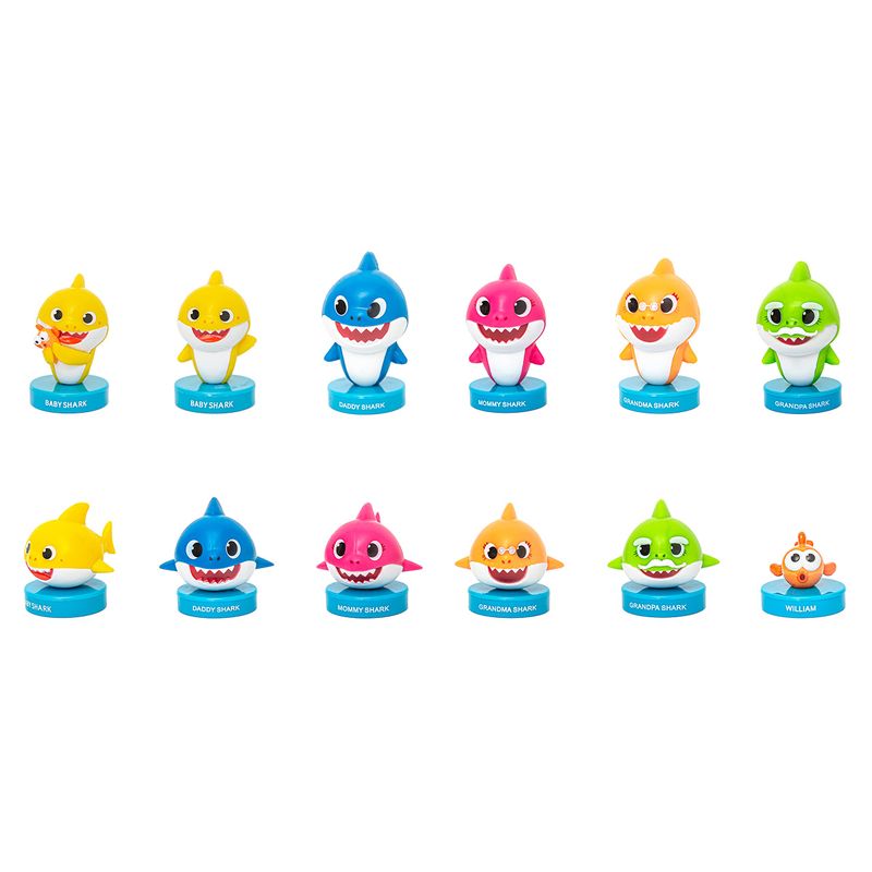 P.M.I. Trading & Enterprise Ltd Baby Shark Stamp with 3D Figure in