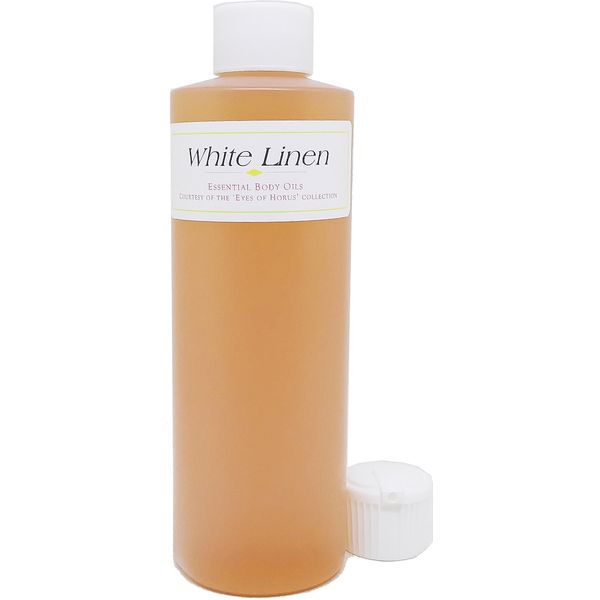 TCEShop White Linen - Type EL Scented Body Oil Fragrance [Flip Cap - Gold - 8 oz.] - ID#23224