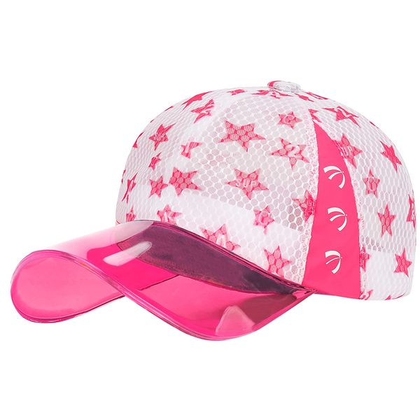 Happy Cherry Jungen Mädchen Basecap Mesh Atmungsaktiv Kinder Hat Baseball Cap Sport Outdoor Kappe Sommer UV Schutz Einstellbar