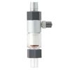 Terizger CO2 Diffuser，Carbon Dioxide Atomiser Bubble Counter Aquarium Inline Co2 Atomizer for Planted Aquarium,Aquarium Diffuser (12/16 mm)