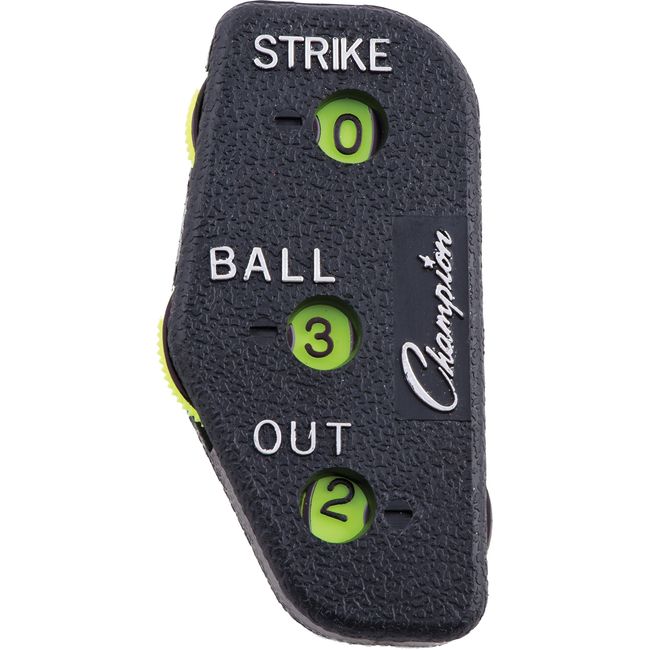 Champion Sports Baseball Umpire Count Indicator, Black