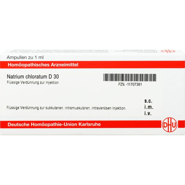 Natrium chloratum D30 DHU Ampullen, 8 St. Ampullen