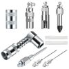 8pcs Grease Needle Tip Accessory Set,Injector Nozzle Dispenser 90 Degree Coupler