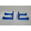 (2) 2" Wall / Bench Mount for Electric Drill Impact Tape Gun Holder Plastic