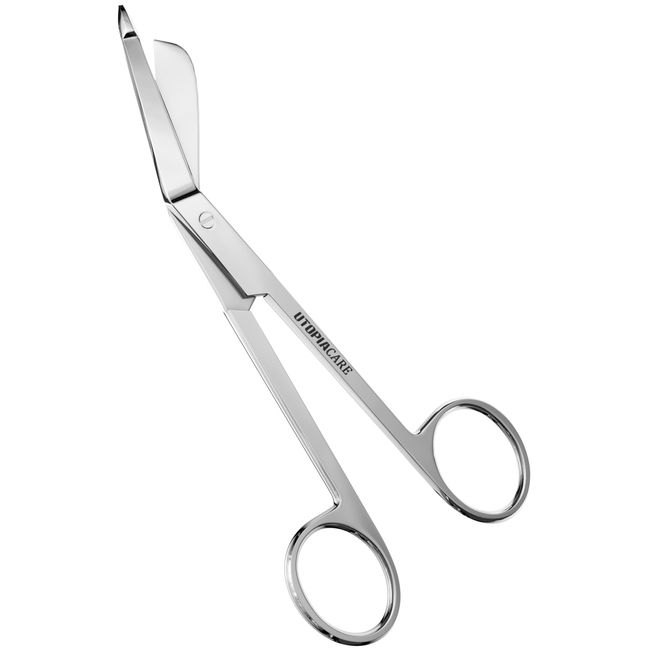 Utopia Care Medical Scissors - EMT and Trauma Shears - 5.5 Inch Nursing and Surgical Scissors - Stainless Steel Bandage Scissors for Nurses (Silver)