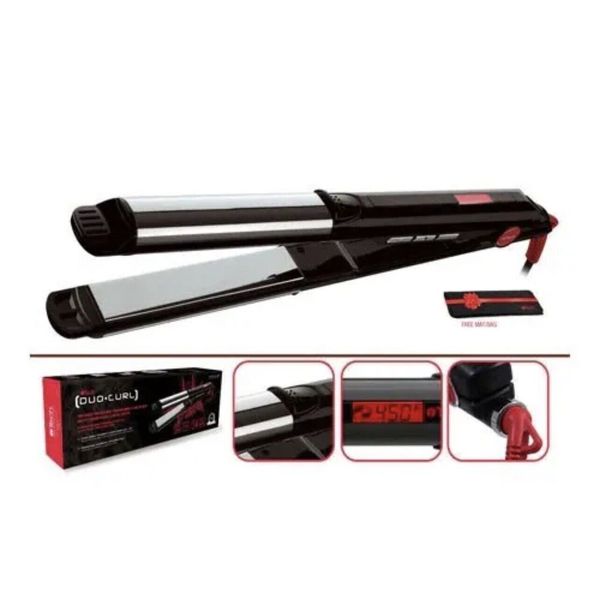 Tech Duo-curl Two Sided Professional Straightening And Curling Iron