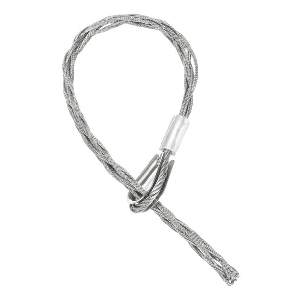 uxcell 13-18mm OD Cable Pull Sock Grip 0.59m Single Head Side Pull Wire Mesh Puller Sock Grip Stainless Steel Wire Pulling Tool
