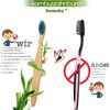 Sumshy 10 Color Soft Bristles Natural Bamboo Toothbrushes Set, Premium BPA Free for Best Clean, Eco-Friendly, Plastic-Free, Vegan, Biodegradable & Compostable Charcoal Wooden Toothbrush