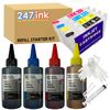 247.ink 34XL Refill Starter Kit Compatible with Epson WorkForce Pro WF-3720 WF-3725 Printers