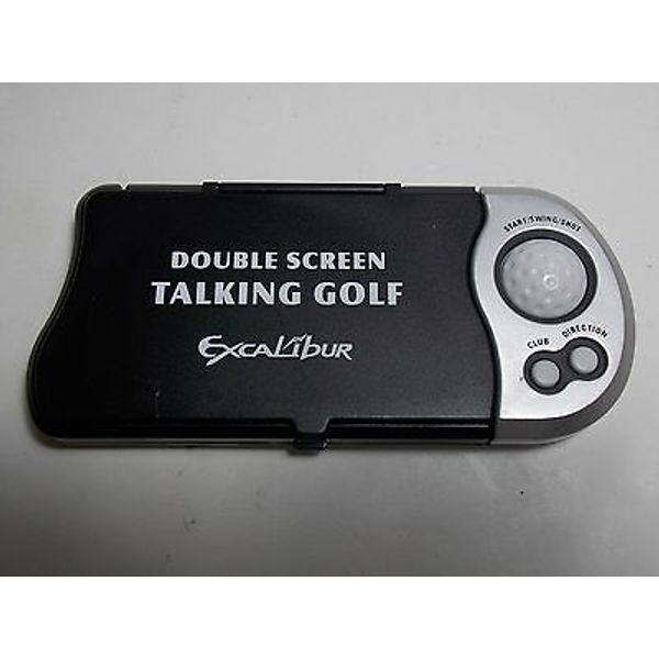 Excalibur Double Screen Talking GOLF Handheld Electronic Travel Game 383-2