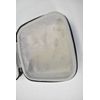 Sturdy Tiger Case Zippered Pouch Hard Shell Portable Black/Gray 6" x 6" x 4"