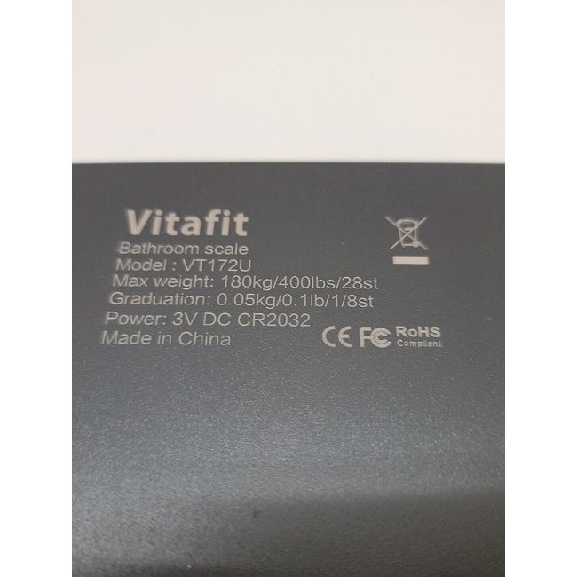 Vitafit Digital Smart Body Fat Scale and Body Weight Scale