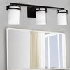 MingBright 3 Lights Bathroom Vanity Wall Lamp Bedroom Dressing Lights