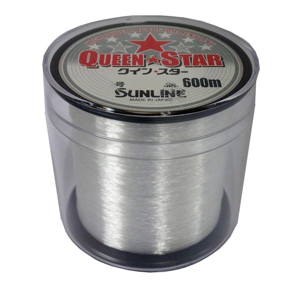 SUNLINE Queen Star Nylon Line, 656.2 yd (600 m), No. 0.8, Clear