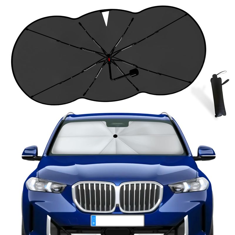 EcoNour Windshield Sun Shade Umbrella for Car - [UV Coating] Protect ...