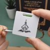 Azeeda 'Small Chapel' Keyring Tape Measure/Spirit Level Tool (KM00038386)