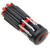 QUJILINE 8 In 1 Multi-function Screwdriver Kit Tool Set With 6 LEDs Light Torch