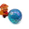 Bescon Dazzling Blue 100 Sided Dice, Polyhedral Solid 100 Sides Dice 45MM in Diameter (1.8inch), Game Dice D100